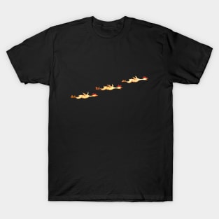 Rubber Chickens in flight T-Shirt